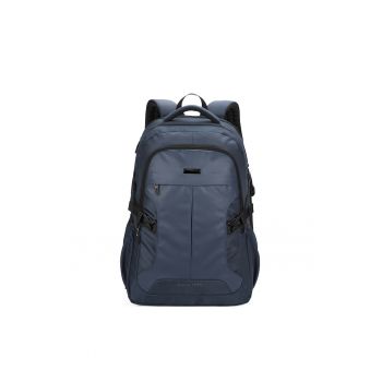 Rucsac unisex cu fermoar Arcus - Albastru inchis