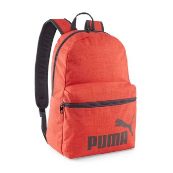 Rucsac unisex cu imprimeu logo Phase - 22L - Negru/Portocaliu