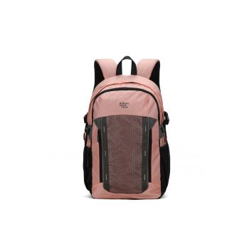 Rucsac unisex cu insertii din plasa Umbria Nova - Roz