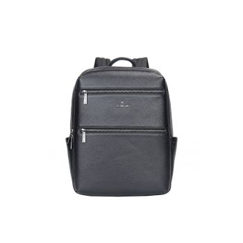 Rucsac unisex de piele 166995 - Negru