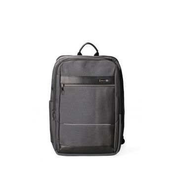 Rucsac unisex din material textil cu doua compartimente 175605 - Gri