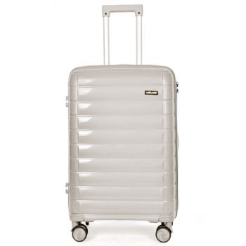 Troler Mirano Portofino, 55 cm, Beige Grey, Beige Grey