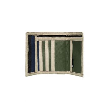 Portofel barbati -  EXO TRI FOLD - 1 compartiment principal - verde - 9x12cm