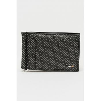 Portofel cu model - Negru/Gri