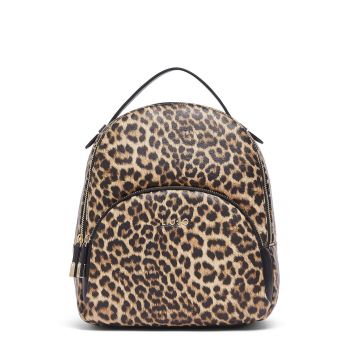Rucsac cu animal print - Bej