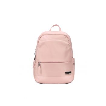 Rucsac cu model uni si barete ajustabile - Roz