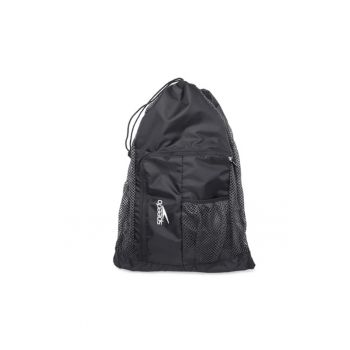 Rucsac  Ventilator Deluxe Mesh Bag negru – geanta plasa piscina - uscare rapida - compartiment frontal